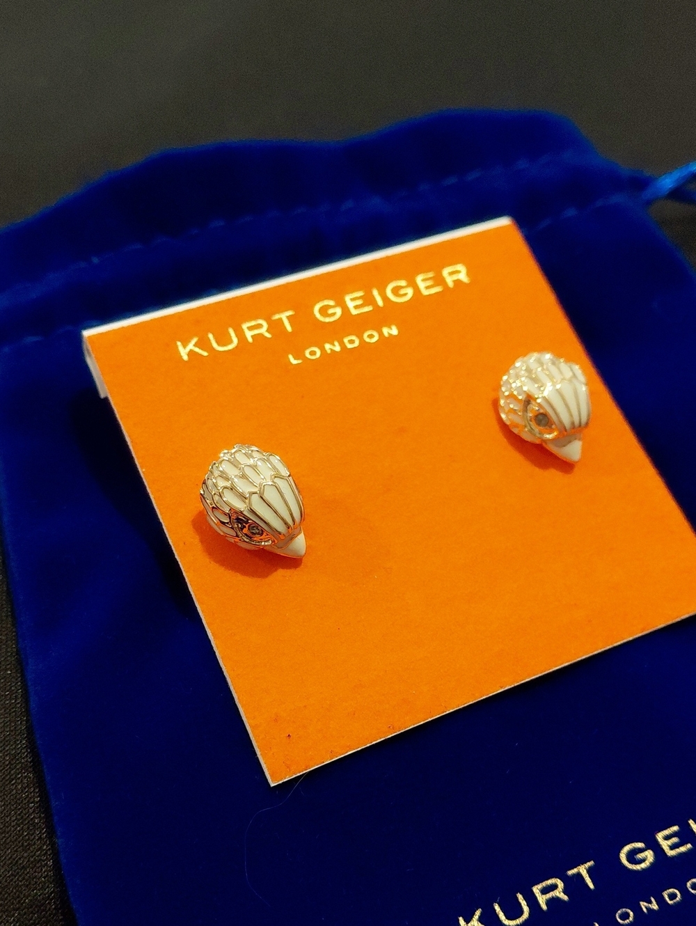 KURT GEIGER LONDON EAGLE STUD EARRINGS